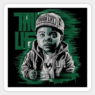 Cool Thug Baby Life Design Magnet